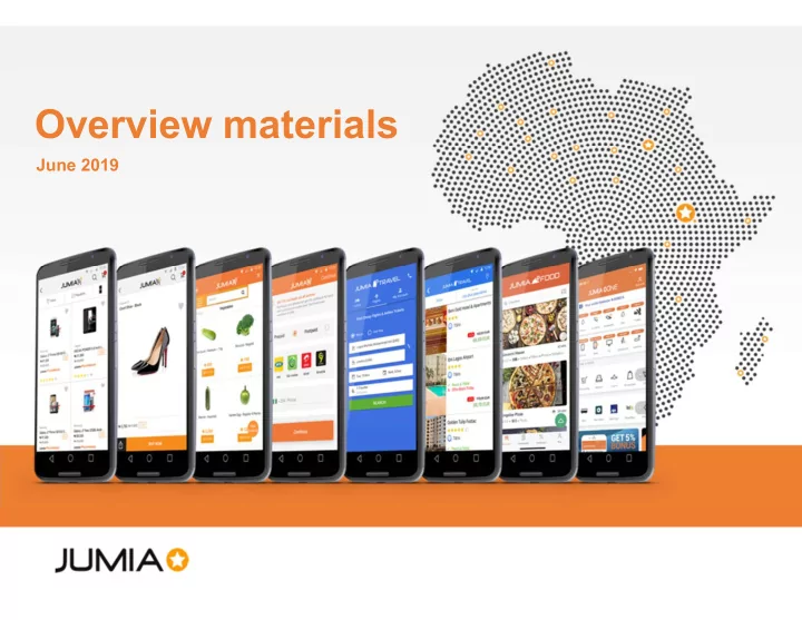 overview materials