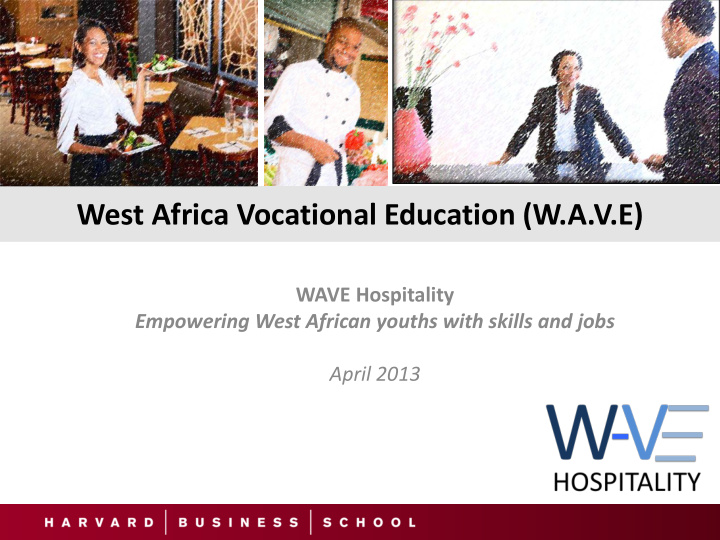 west africa vocational education w a v e