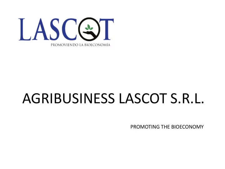agribusiness lascot s r l