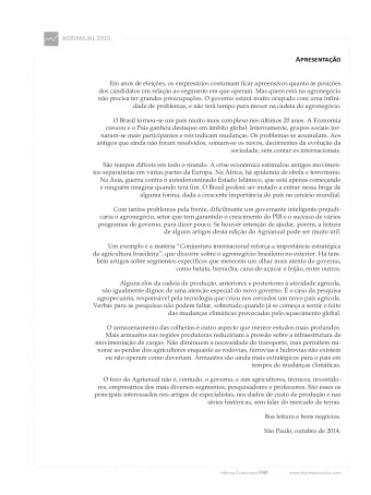 Apresentao  Em anos de eleies, os empresrios costumam fjcar apreensivos quanto s