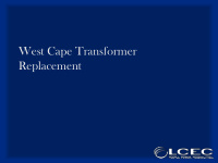 west cape transformer