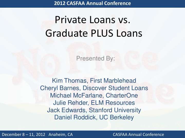 private loans vs