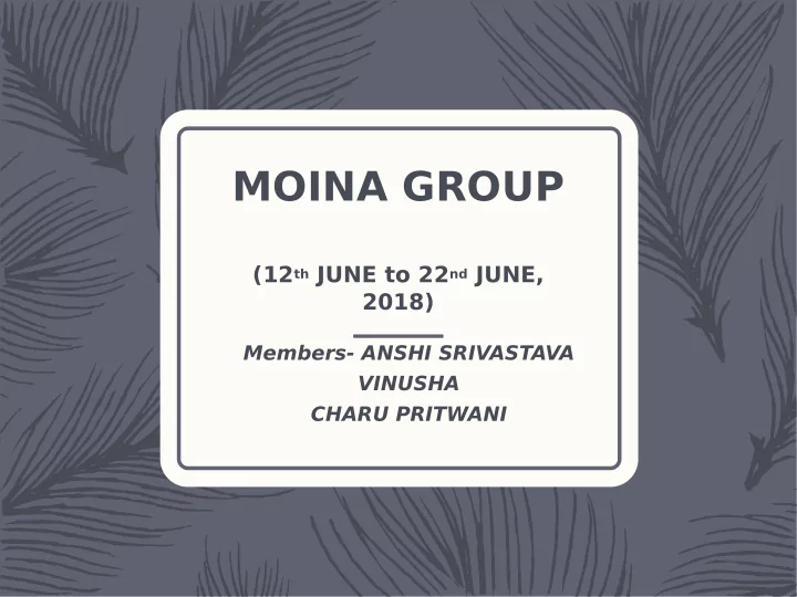 moina group