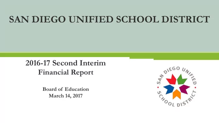 san diego unified school district