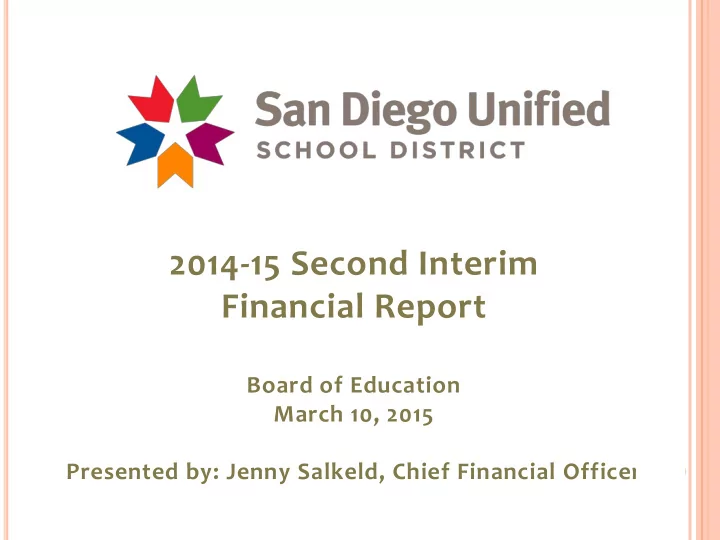 2014 15 second interim