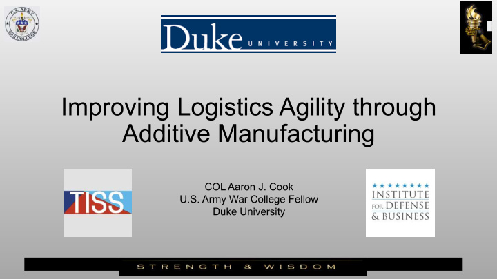 improving logistics agility through