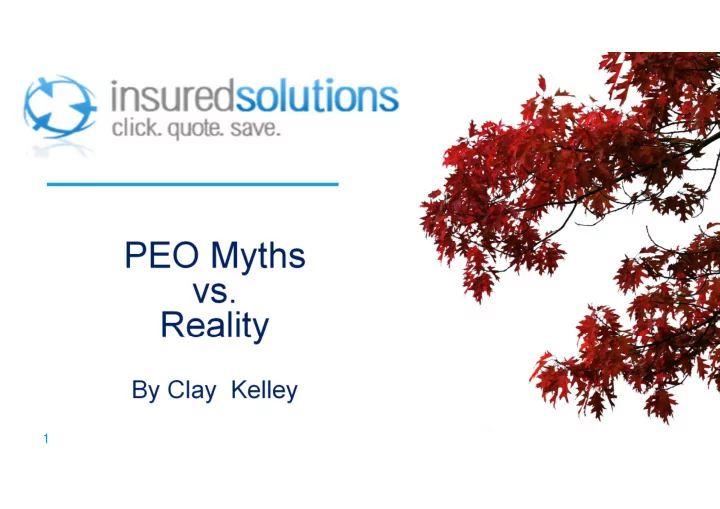 peo myths vs reality