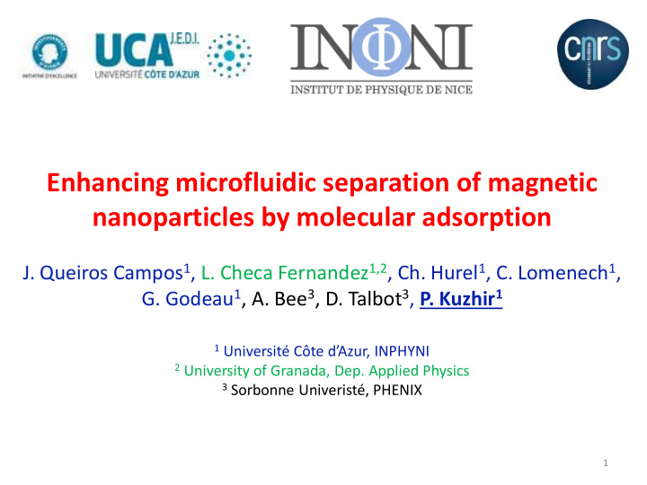 enhancing microfluidic separation of magnetic
