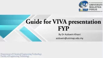 azduwin@unimap.edu.my  Too wordy.  Not well organized.  Slides  No page number.