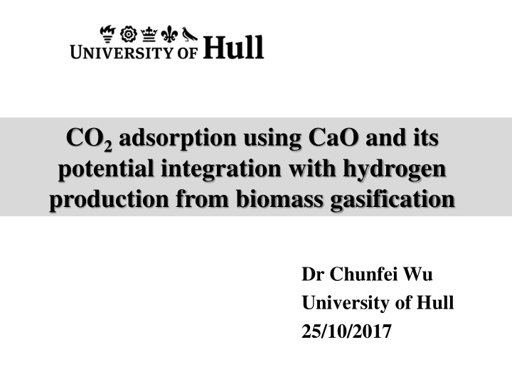 co 2 adsorption using cao and its potential integration