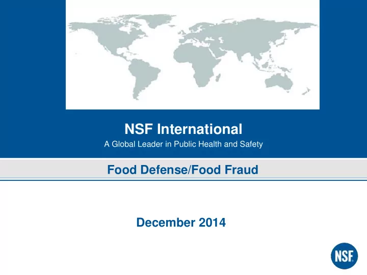 nsf international