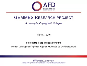 Outline  1  Introduction and motivation  2  The stock flow consistent approach  3  Coping with