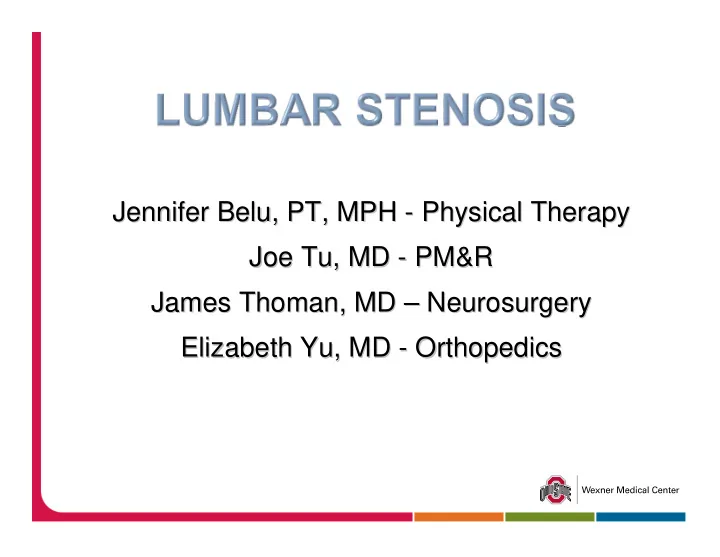 jennifer belu pt mph physical therapy physical therapy