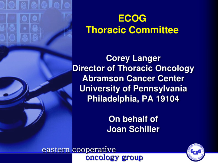 thoracic committee
