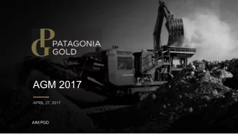 !&quot;#$%&amp;'(  !)*+,$%(-$%&amp;'(  !+#.)&quot;/  AGM London / 27 April 2017  /+PE,!+#R*  012