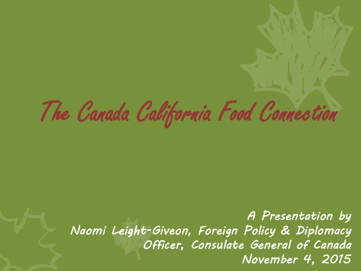 the e ca canada ca calif iforn rnia food food con