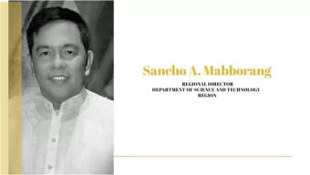 THE DOST 02  JOURNEY OF  GRATITUDE,  HOPE AND  RESILIENCE Presented by: ENGR. SANCHO A. MABBORANG