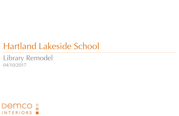 hartland lakeside school