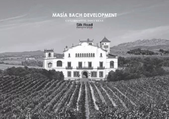 MASA BACH DEVELOPMENT  CONFIDENTIAL DOCUMENT  Sports Technology  Hotel &amp; Spa  Winery &amp;