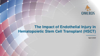 the impact of endothelial injury in hematopoietic stem