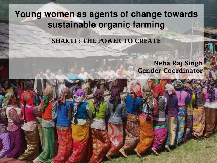 young women as agents of change towards sustainable