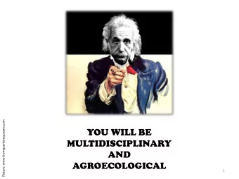 AND  AGROECOLOGICAL  1 Lets write  te a  a But What  review  iew paper  per on  on  does  es