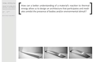 T H E R M A L  I N T E R R E L A T I O N  I N V E S T I G A T I O N S _ I N T O  T H E R M A L L Y