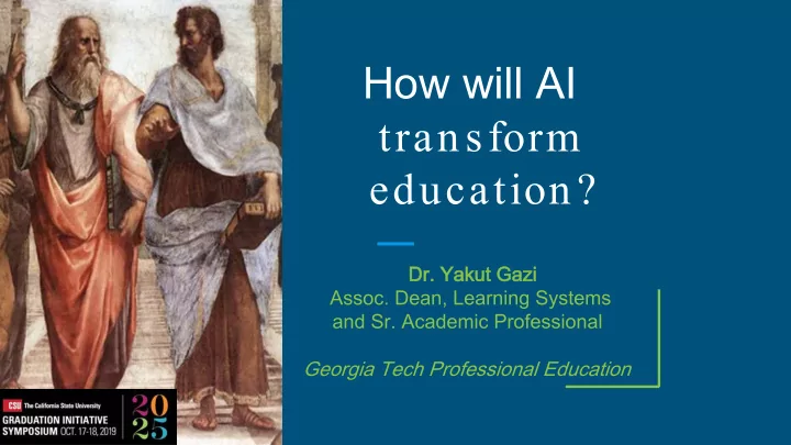 how will ai transform education