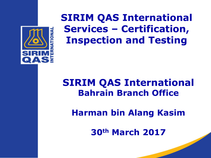 services certification