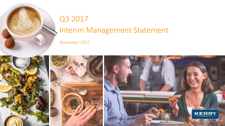 interim management statement