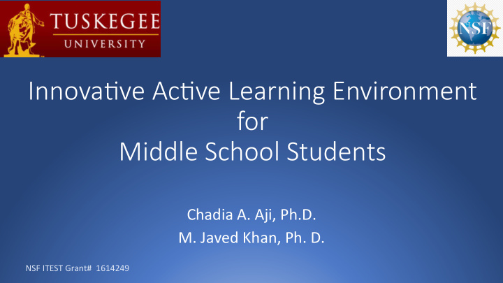 innova ve ac ve learning environment for middle school