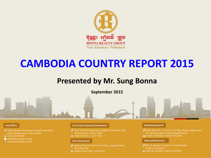 cambodia country report 2015