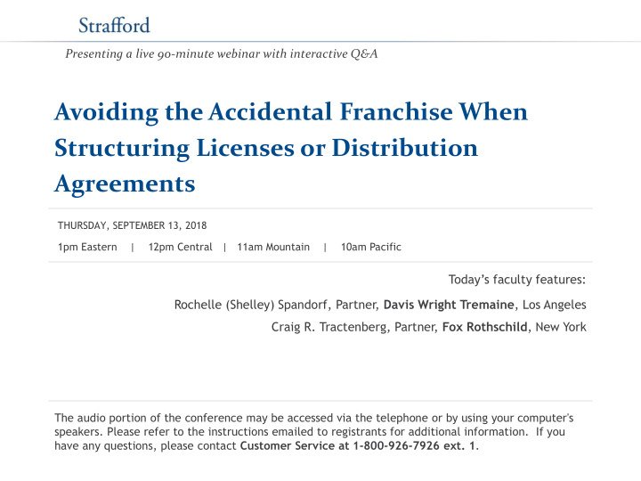 structuring licenses or distribution