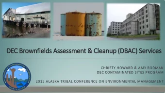 DE  DEC Br  Brownfields A  s Asse  sessm  sment &amp;  &amp; Cl  Cleanup (  (DB  DBAC)  C) S