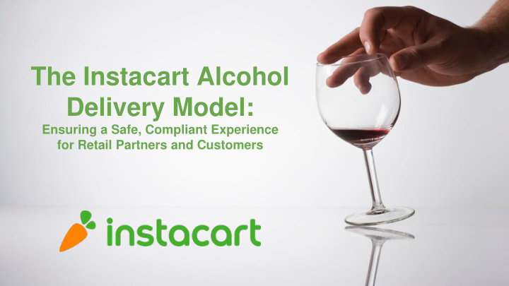 the instacart alcohol delivery model
