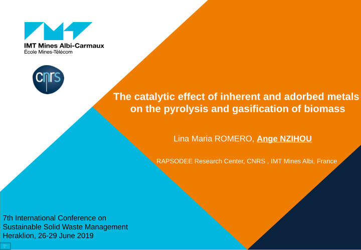 the catalytic effect of inherent and adorbed metals on