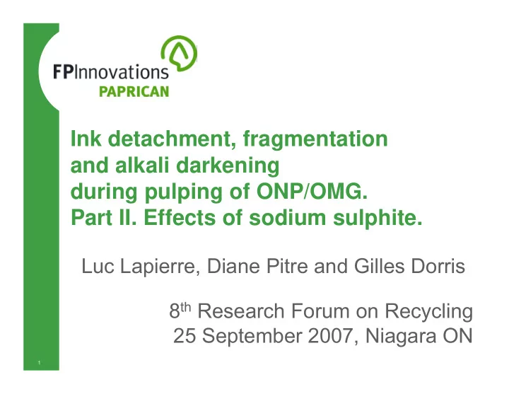 ink detachment fragmentation and alkali darkening during