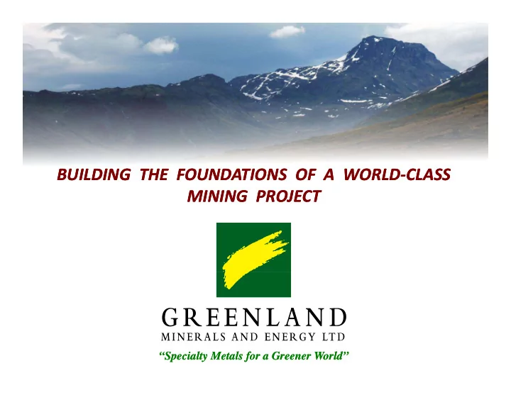 building the foundations of a world building the