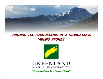 BUILDING THE FOUNDATIONS OF A WORLD  BUILDING THE FOUNDATIONS OF A WORLD CLASS BUILDING THE
