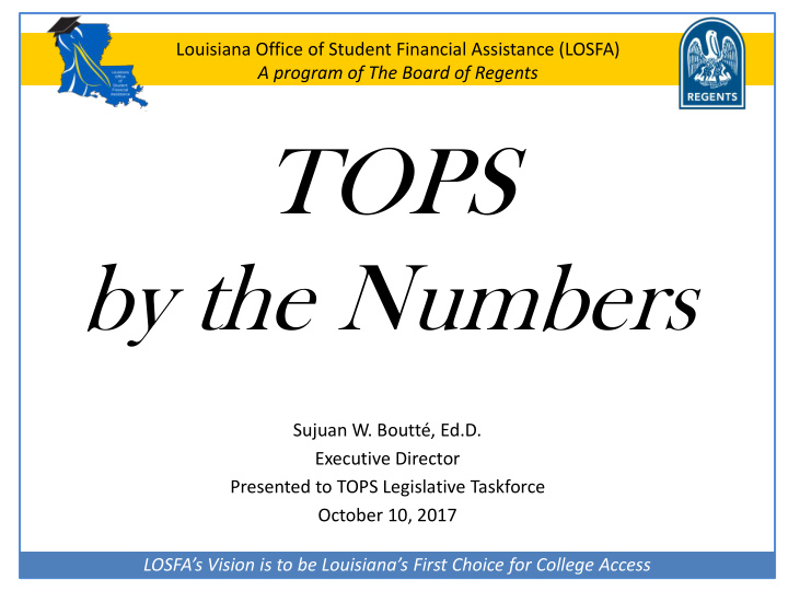 tops by the numbers