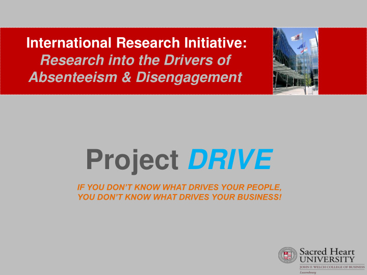 project drive