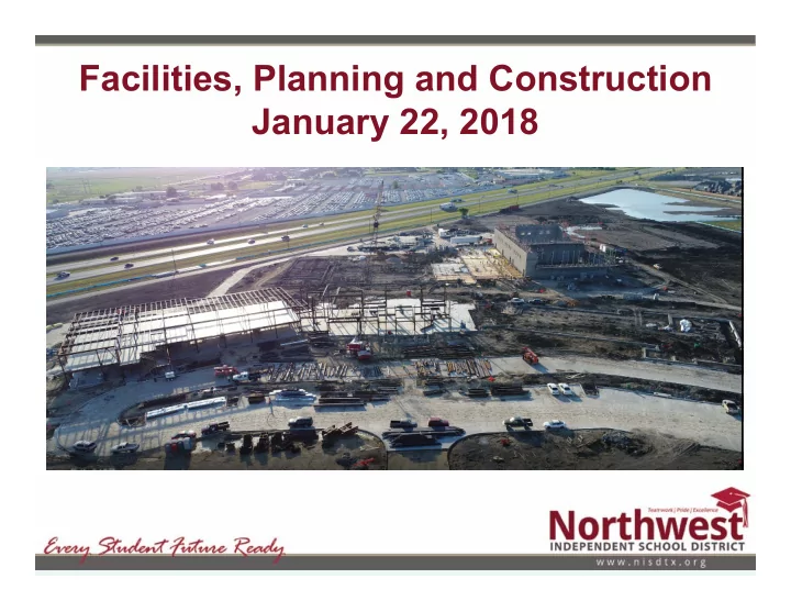 facilities planning and construction january 22 2018