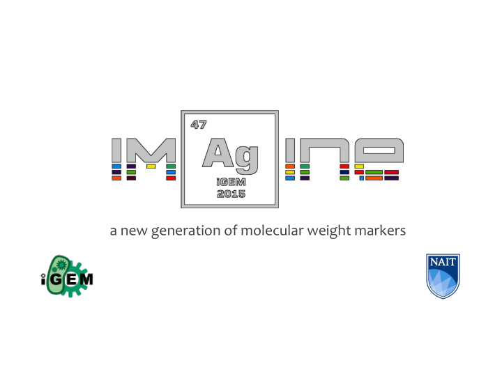 a new generation of molecular weight markers protein