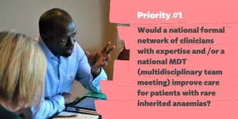 Priority #1  Would a national formal  network of clinicians with expertise and / or a  national MDT