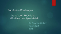 transfusion challenges