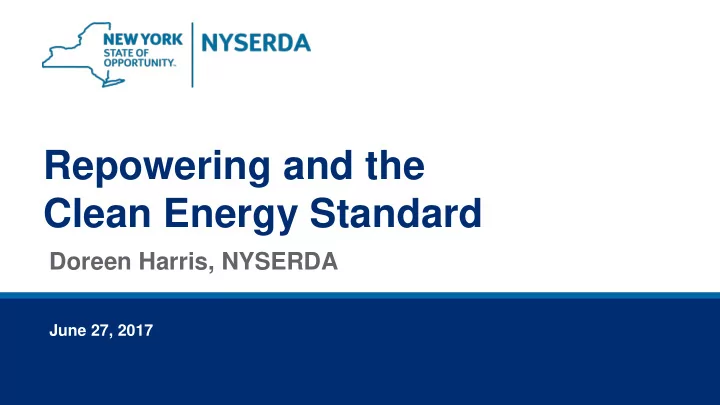 clean energy standard