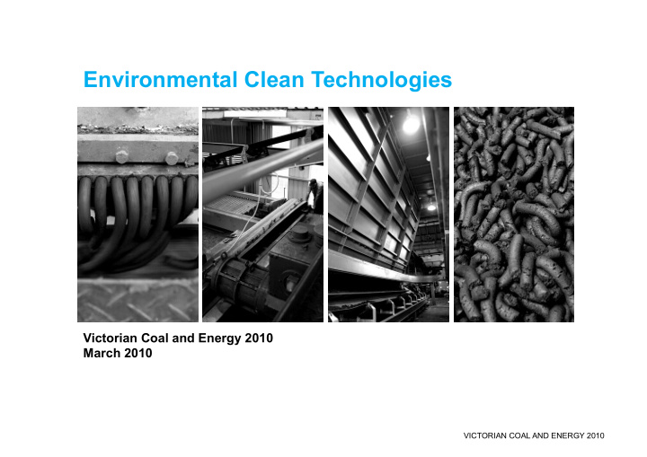 environmental clean technologies