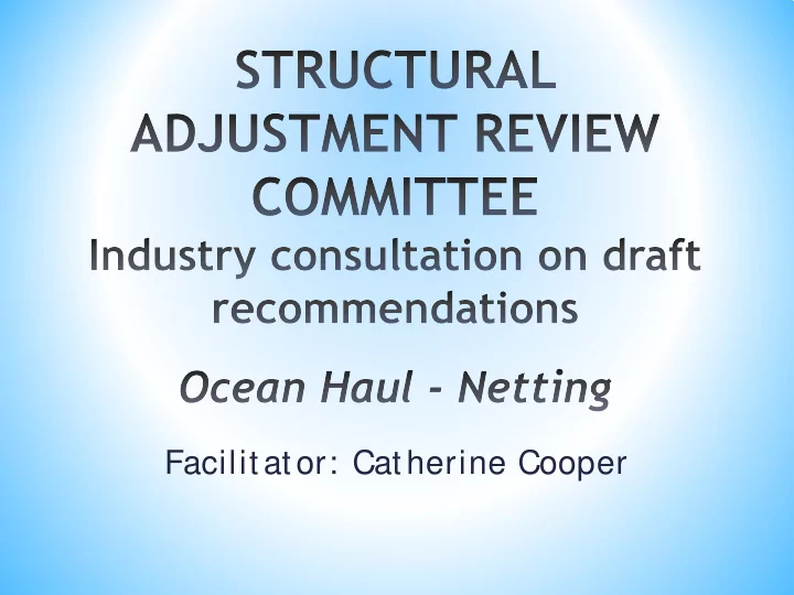facilitator catherine cooper
