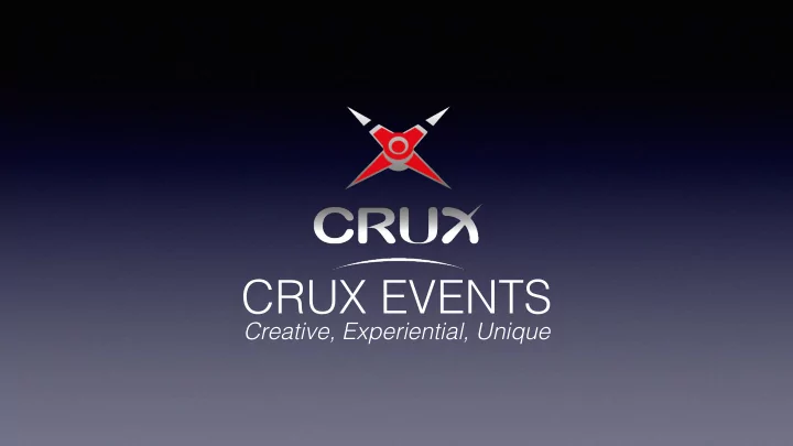 crux events