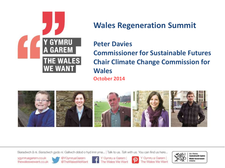wales regeneration summit